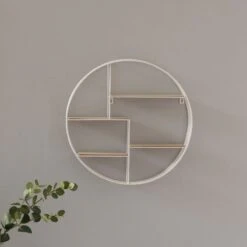 Wandrek Bas Ø45cm - Wit -Emob 0000072166 7 4b01