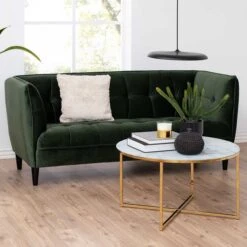 2,5-zitsbank Don - Bosgroen/zwart