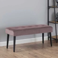 Bank Gloria 95cm - Roze/zwart