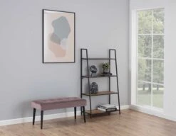 Bank Gloria 95cm - Roze/zwart 14 Bank Gloria 95cm - Roze/zwart -Emob 0000085704 6 eef9