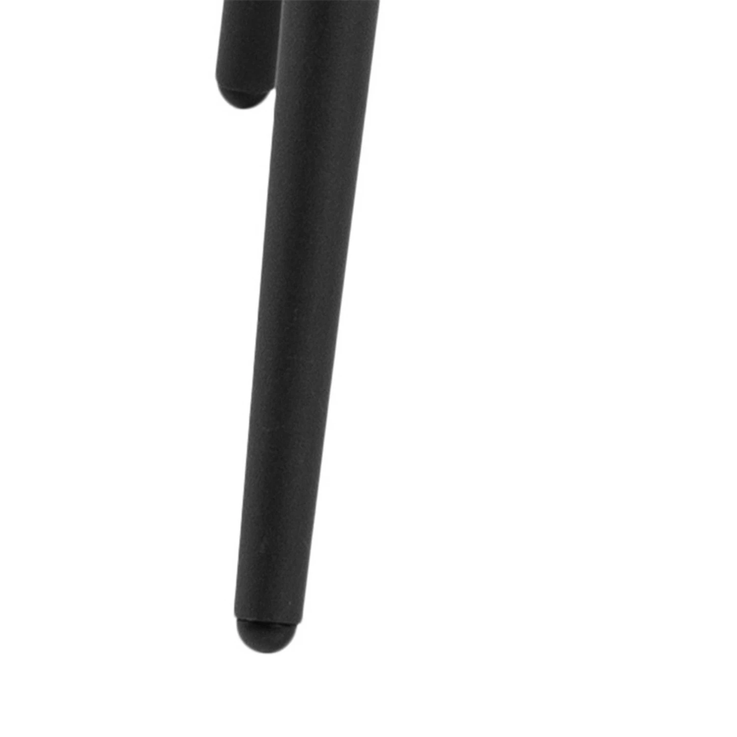 Armstoel Lynn - Koraal/zwart 2 Armstoel Lynn - Koraal/zwart - Afbeelding 2