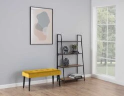 Bank Gloria 95cm - Geel/zwart 18 Bank Gloria 95cm - Geel/zwart -Emob 0000087492 8 8a1d