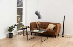 Set Van 2 Bijzettafeltjes Idris - Marmer/zwart -Emob 0000088559 8 2887