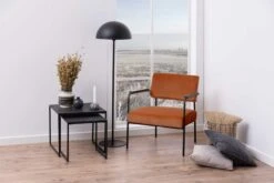 Set Van 2 Bijzettafeltjes Idris - Marmer/zwart -Emob 0000088559 9 f22c