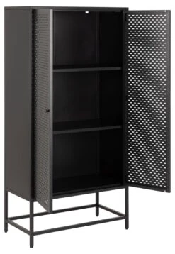 Wandkast Nebas 80cm 2 Deuren - Zwart -Emob 05570E83 7A16 4C29 8AEA FFBB3ABDE07F 3905