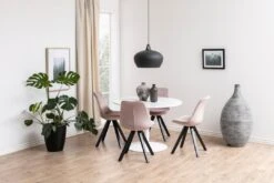 Eettafel Tarro ø110cm - Wit -Emob 0A809C7F AC26 45C7 AF87 41DC18B45A46 7134