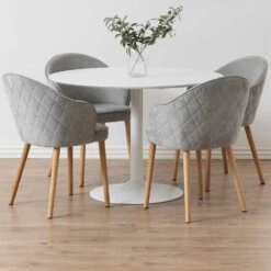 Ronde Eettafel Ibiza ø110 Cm - Wit