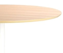 Ronde Eettafel Ibiza ø110 Cm - Wit/eik -Emob 10110 5 3 b85c