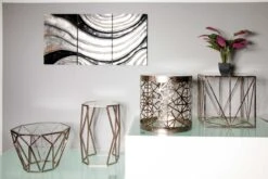 Bijzettafeltje Vardy 50x50cm - Brons -Emob 13256 13252 13253 13254 Milieu 4220