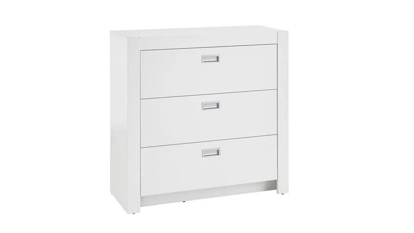 Commode Arkea 96cm Met 3 Lades - Wit 4 Commode Arkea 96cm Met 3 Lades - Wit - Afbeelding 4