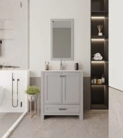 Jussara Badkamermeubelset | Grijs | 2-delig