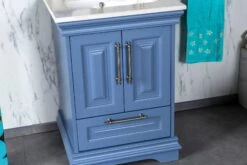 Jussara Badkamermeubelset | 2-delig | Blauw | Gelakt MDF Kwarts -Emob 138JSR1165 20 203 81c5