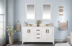 Jussara Badkamermeubelset | Kwarts En Porselein | Wit