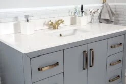 Jussara Badkamermeubelset (2-delig) | MDF GEKWARKT | Aanrechtblad Wit Kwarts 10 Jussara Badkamermeubelset (2-delig) | MDF GEKWARKT | Aanrechtblad Wit Kwarts -Emob 138JSR1197 20 205 238e