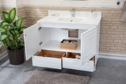 Jussara Badkamermeubelset | 100% Massief Hout | Aanrechtblad Wit Kwarts 10 Jussara Badkamermeubelset | 100% Massief Hout | Aanrechtblad Wit Kwarts -Emob 138JSR1211 20 203 ab3b