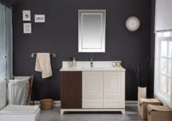 Jussara Badkamermeubelset | 2-delig | Crème | 100% Massief Hout