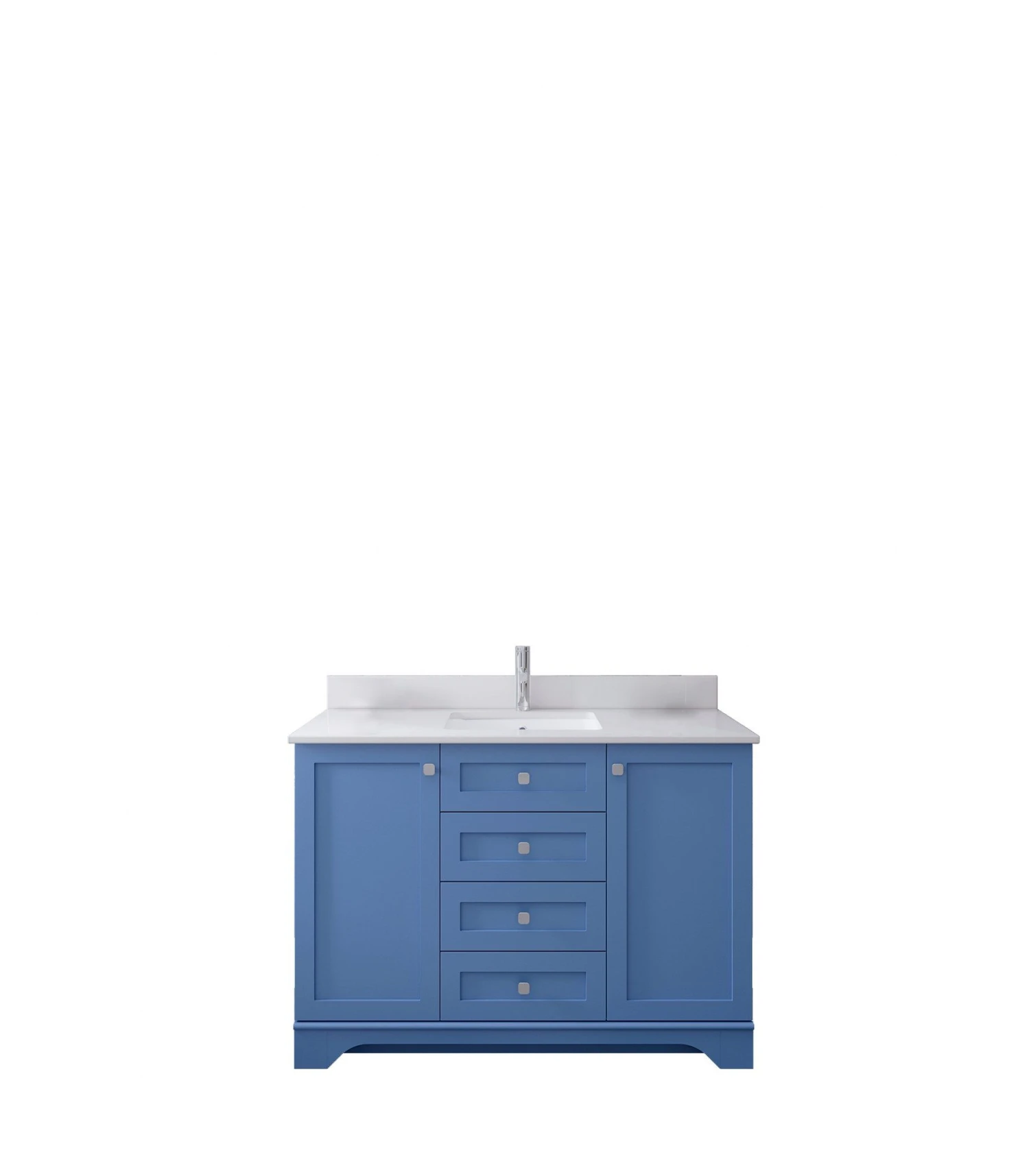 Jussara 2-delige Badmeubelset | Blauw | Kwarts Wastafel | 120cm Badmeubel 3 Jussara 2-delige Badmeubelset | Blauw | Kwarts Wastafel | 120cm Badmeubel - Afbeelding 3