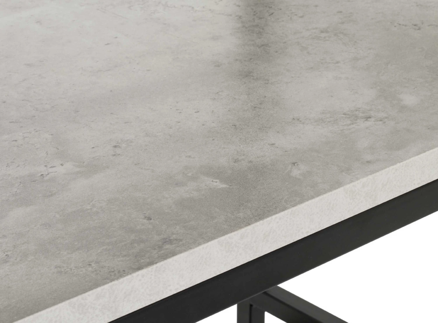 Wandrek Dukan 60cm 5 Legplanken - Zwart/beton 2 Wandrek Dukan 60cm 5 Legplanken - Zwart/beton - Afbeelding 2