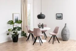 Eettafel Tarro ø110cm - Wit -Emob 1CF21AEF 8DF9 437E B059 933E0A8BCA48 db37