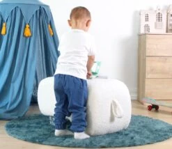 Bontfluwelen Poef | 35cm Orthospons | Wit 10 Bontfluwelen Poef | 35cm Orthospons | Wit -Emob 209FLF1331 20 203 dc9b