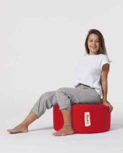 Atelier Del Sofa Poef | Styrofoam Vulling | Waterdicht | Rood -Emob 248FRN1549 20 208 c46a
