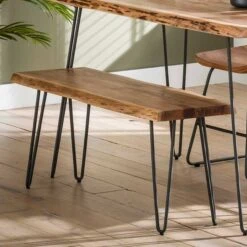 Eetkamerbank Edge 100 Cm - Acacia