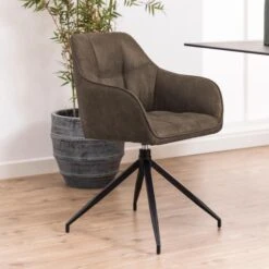 Draaistoel Birgen - Lichtbruin