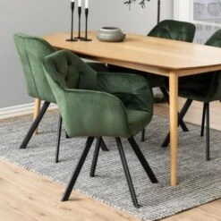 Draaibare Eetkamerstoel Lola - Donkergroen