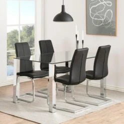 Eettafel Kenji 140x90 - Grijs