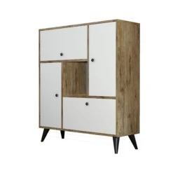 Elegant Opbergmeubel Met Meerdere Planken 9 Elegant Opbergmeubel Met Meerdere Planken -Emob 389MZA1506 4 8421