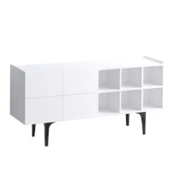 Console Emerald | 100% Melamine Gecoat | 150x75x40 Cm | Wit -Emob 393MRD1256 20 204 df28