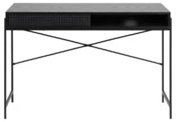 Bureau Angèle 110cm 1 Deur - Mat Zwart -Emob 39DF75AC DB5F 4021 8E12 B67C9E7BF255 da1b