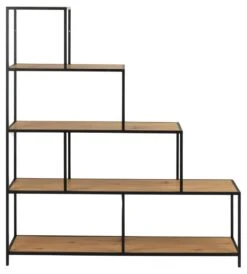 Rek Dover 135cm 4 Legplanken - Zwart/wilde Eik 14 Rek Dover 135cm 4 Legplanken - Zwart/wilde Eik -Emob 3B6DAFBA 3EF7 447A 9C20 DF4D86E52DA7 201b