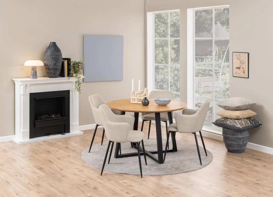 Armstoel Ilsa - Beige 1 Armstoel Ilsa - Beige