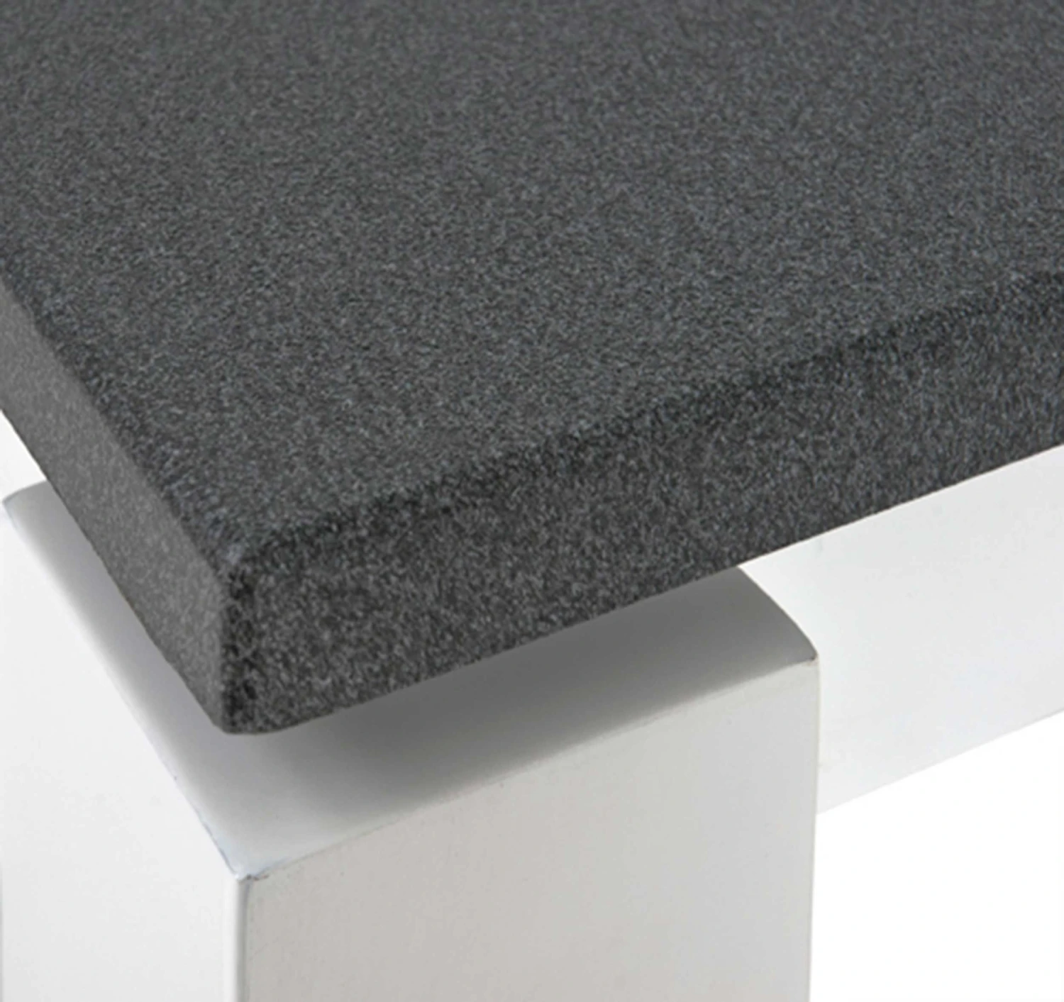 Bijzettafel Marius 40x40cm, 1 Legplank - Wit/antraciet 3 Bijzettafel Marius 40x40cm, 1 Legplank - Wit/antraciet - Afbeelding 3