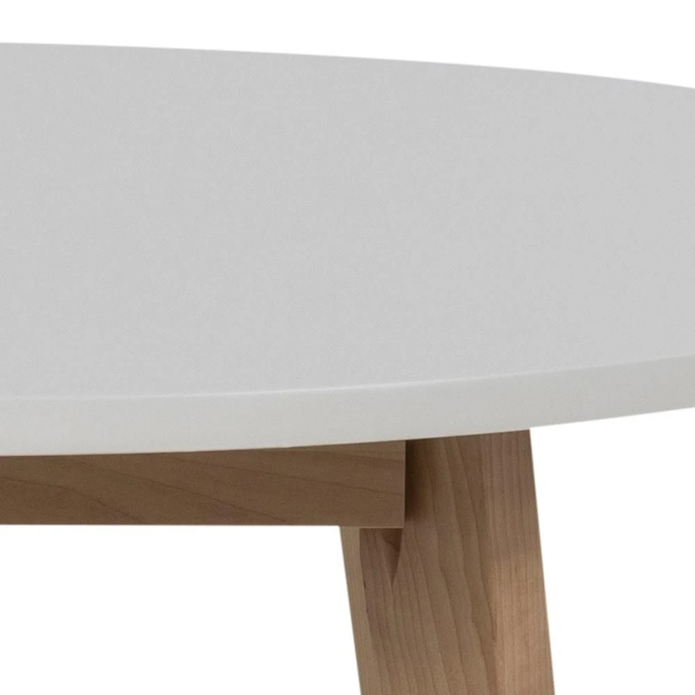 Eettafel Ramon ø90cm - Wit 4 Eettafel Ramon ø90cm - Wit - Afbeelding 4
