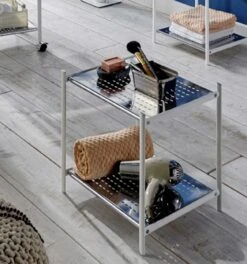 Rek Ayven 2 Legplanken - Wit/grijs 7 Rek Ayven 2 Legplanken - Wit/grijs -Emob 45348 Milieu 6e97