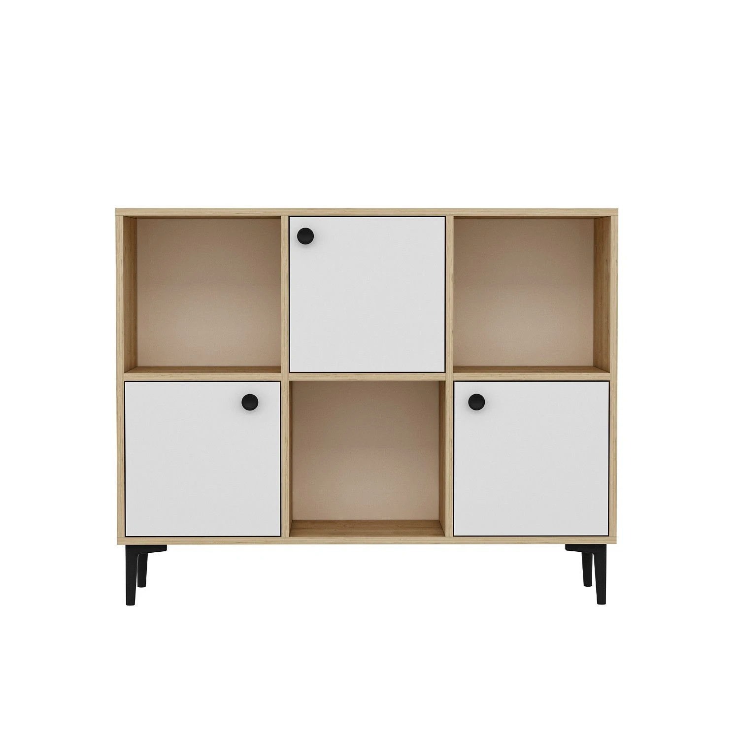 Olivia Dressoir | 100% Melamine |18mm | 120x96x35 | Saffier Eik 6 Olivia Dressoir | 100% Melamine |18mm | 120x96x35 | Saffier Eik - Afbeelding 6