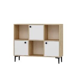 Olivia Dressoir | 100% Melamine |18mm | 120x96x35 | Saffier Eik 12 Olivia Dressoir | 100% Melamine |18mm | 120x96x35 | Saffier Eik -Emob 475OLV1701 6 2371