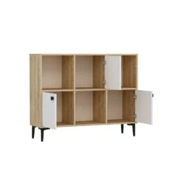 Olivia Dressoir | 100% Melamine |18mm | 120x96x35 | Saffier Eik 10 Olivia Dressoir | 100% Melamine |18mm | 120x96x35 | Saffier Eik -Emob 475OLV1701 7 ea92