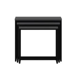 Houten Nesting Table Set - Antraciet | 3-Delige Set". 10 Houten Nesting Table Set - Antraciet | 3-Delige Set". -Emob 506MNR1208 20 206 b0b5