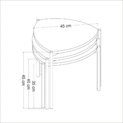 Woody Fashion Nesting Tables - 3 C Set | 100% Melamine Gecoat | Metalen Frame | Antraciet 9 Woody Fashion Nesting Tables - 3 C Set | 100% Melamine Gecoat | Metalen Frame | Antraciet -Emob 506MNR1223 20 207 f3a4