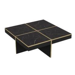 Designer Salontafel | Woody Mode | Zwart Goud". -Emob 506MNR1229 20 204 eb74