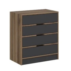 Woody Dressoir | Melamine Coating | Notelaar Antraciet 13 Woody Dressoir | Melamine Coating | Notelaar Antraciet -Emob 506MNR1518 20 204 bf1e