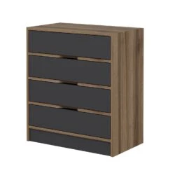 Woody Dressoir | Melamine Coating | Notelaar Antraciet 10 Woody Dressoir | Melamine Coating | Notelaar Antraciet -Emob 506MNR1518 20 206 8f74