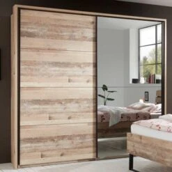 Kledingkast Met Spiegel Kemar 215cm - Old Style