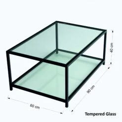 Elegante Salontafel 100% Gehard Glas | Fume Zwart 19 Elegante Salontafel 100% Gehard Glas | Fume Zwart -Emob 552NOS1407 20 2010 a79d