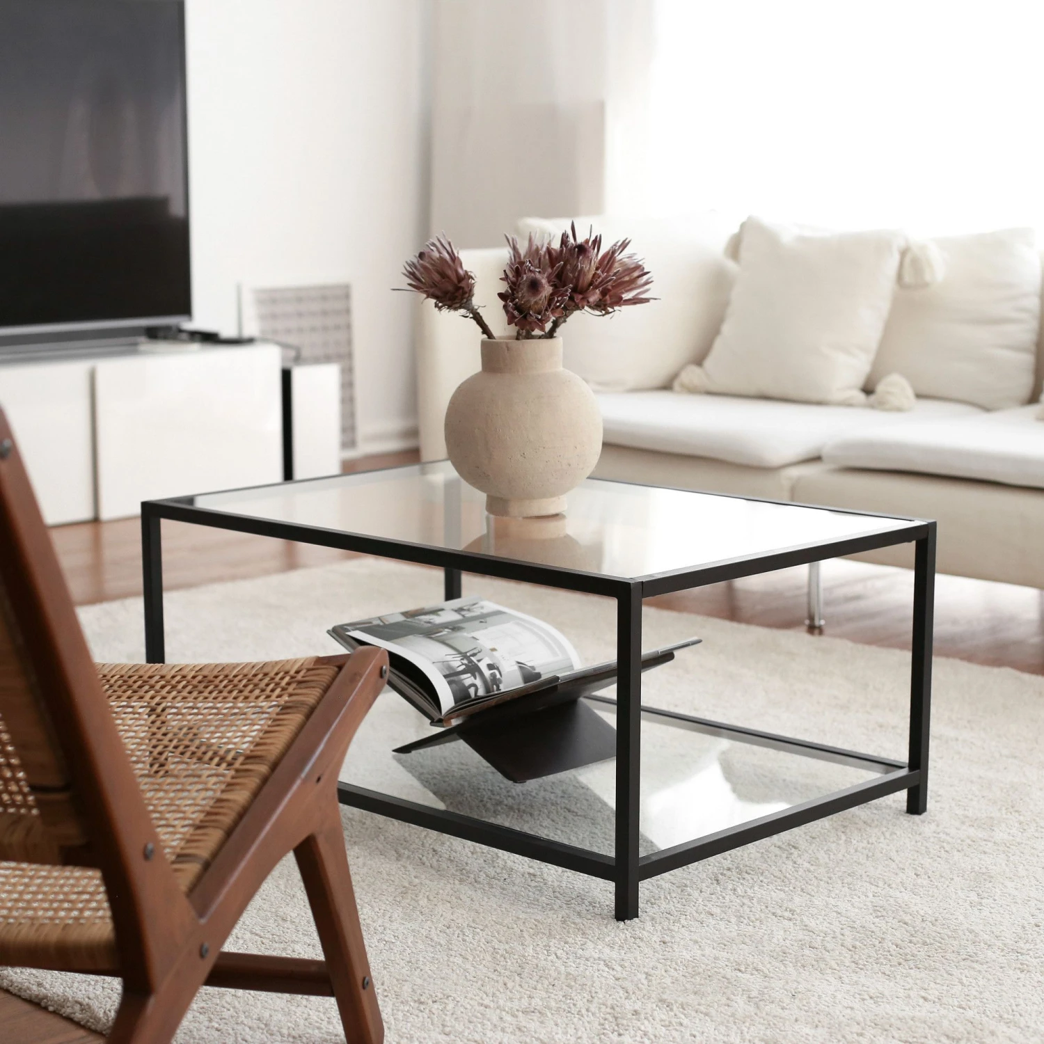 Elegante Salontafel 100% Gehard Glas | Fume Zwart 8 Elegante Salontafel 100% Gehard Glas | Fume Zwart - Afbeelding 8