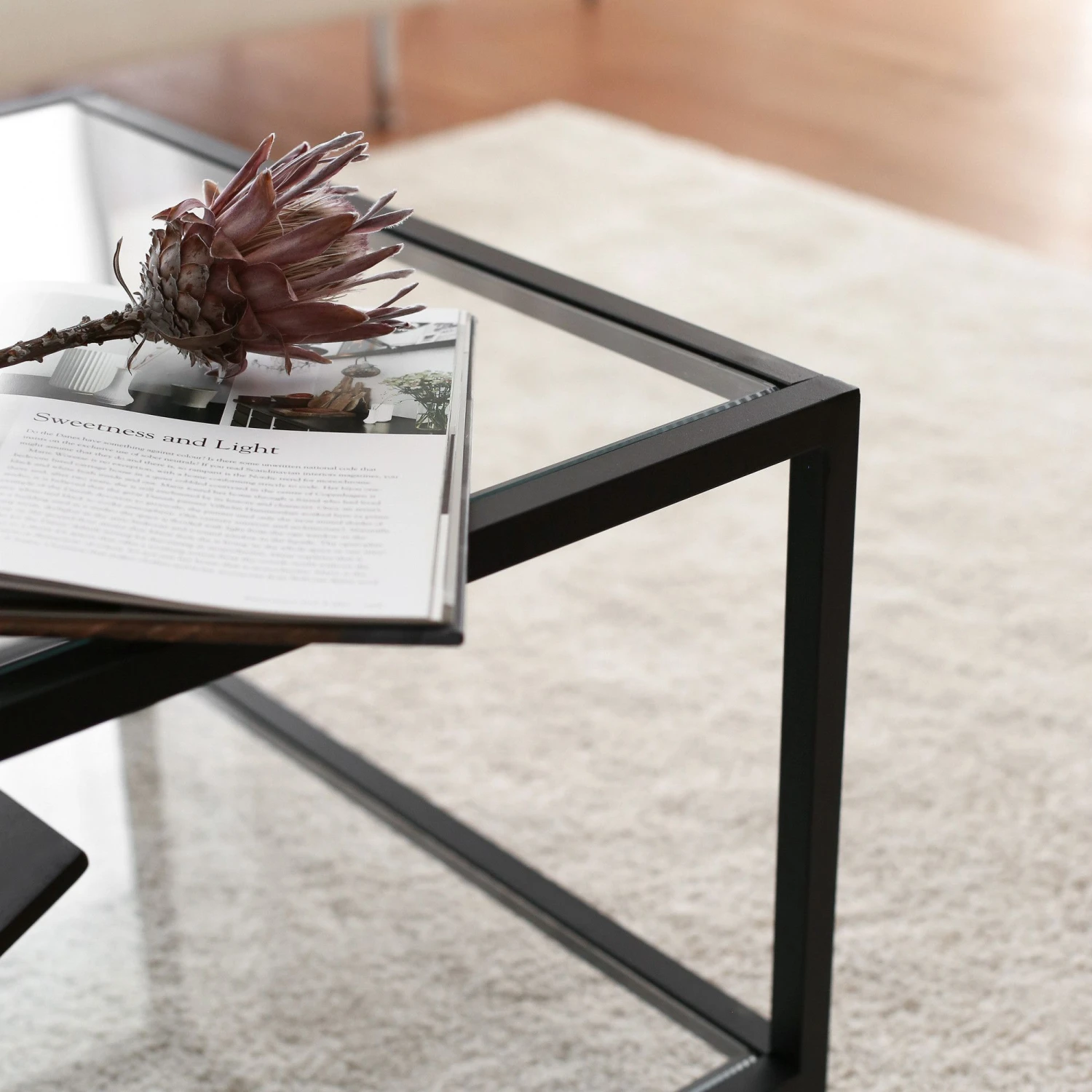 Elegante Salontafel 100% Gehard Glas | Fume Zwart 7 Elegante Salontafel 100% Gehard Glas | Fume Zwart - Afbeelding 7