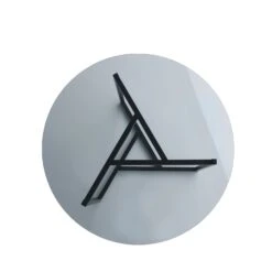 Locelso Salontafel | 100% Metaal | 6mm Dikte | 75x42x75cm | Fume Zwart -Emob 552NOS1410 20 206 981c